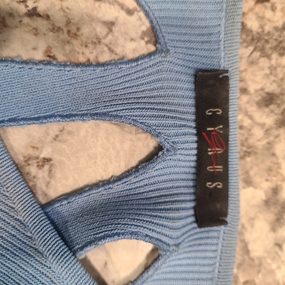 Sky blue long sleeve top - Picture 6 of 6